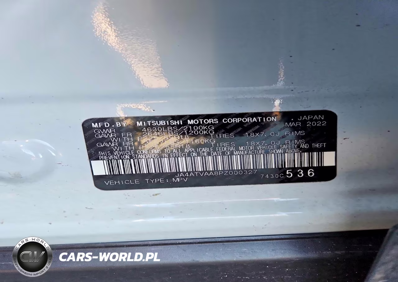 2023 Mitsubishi Eclipse Cross Le VIN:JA4ATVAA8PZ000327 - 13
