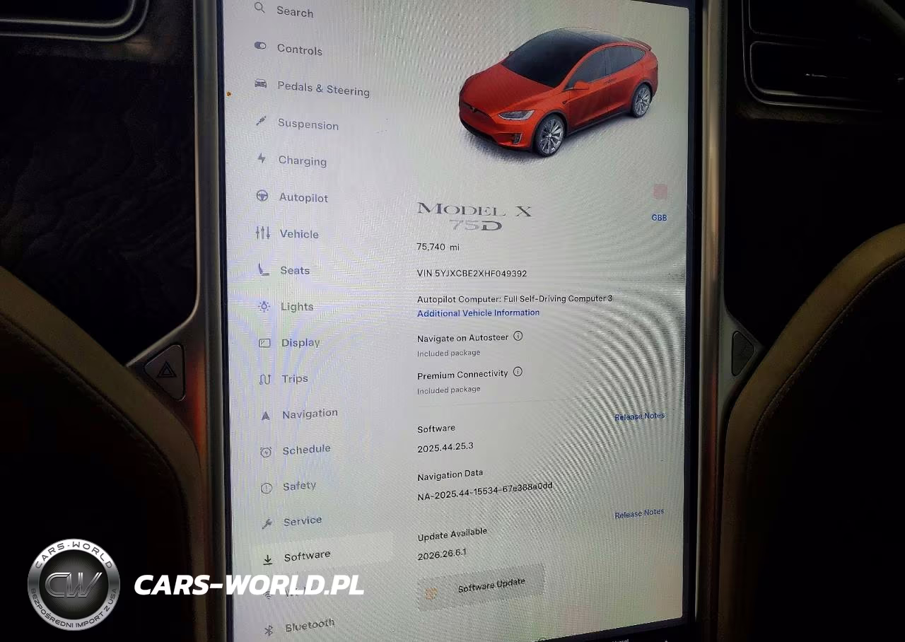 2017 Tesla Model X VIN:5YJXCBE2XHF049392 - 9