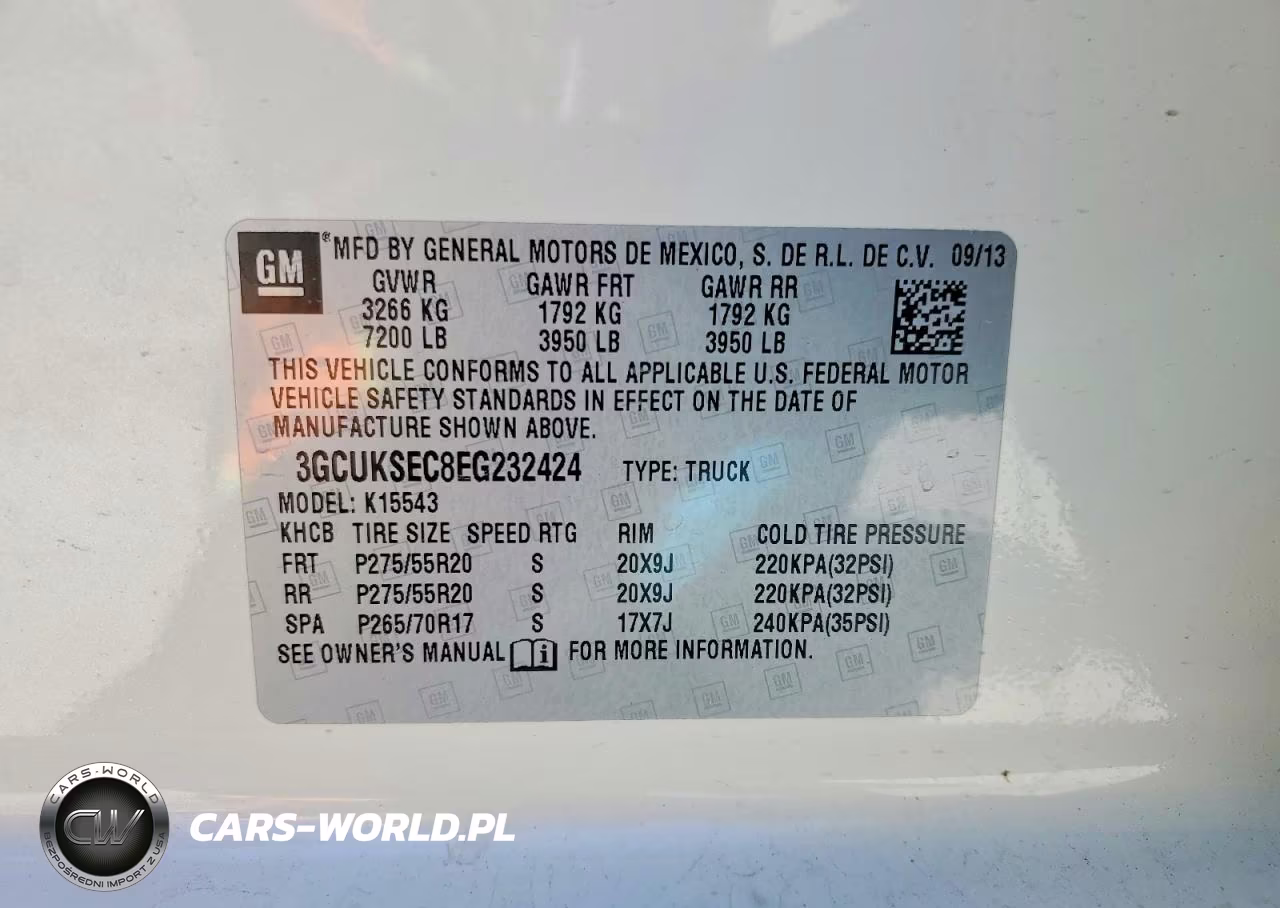 2014 Chevrolet Silverado K1500 Ltz VIN:3GCUKSEC8EG232424 - 12