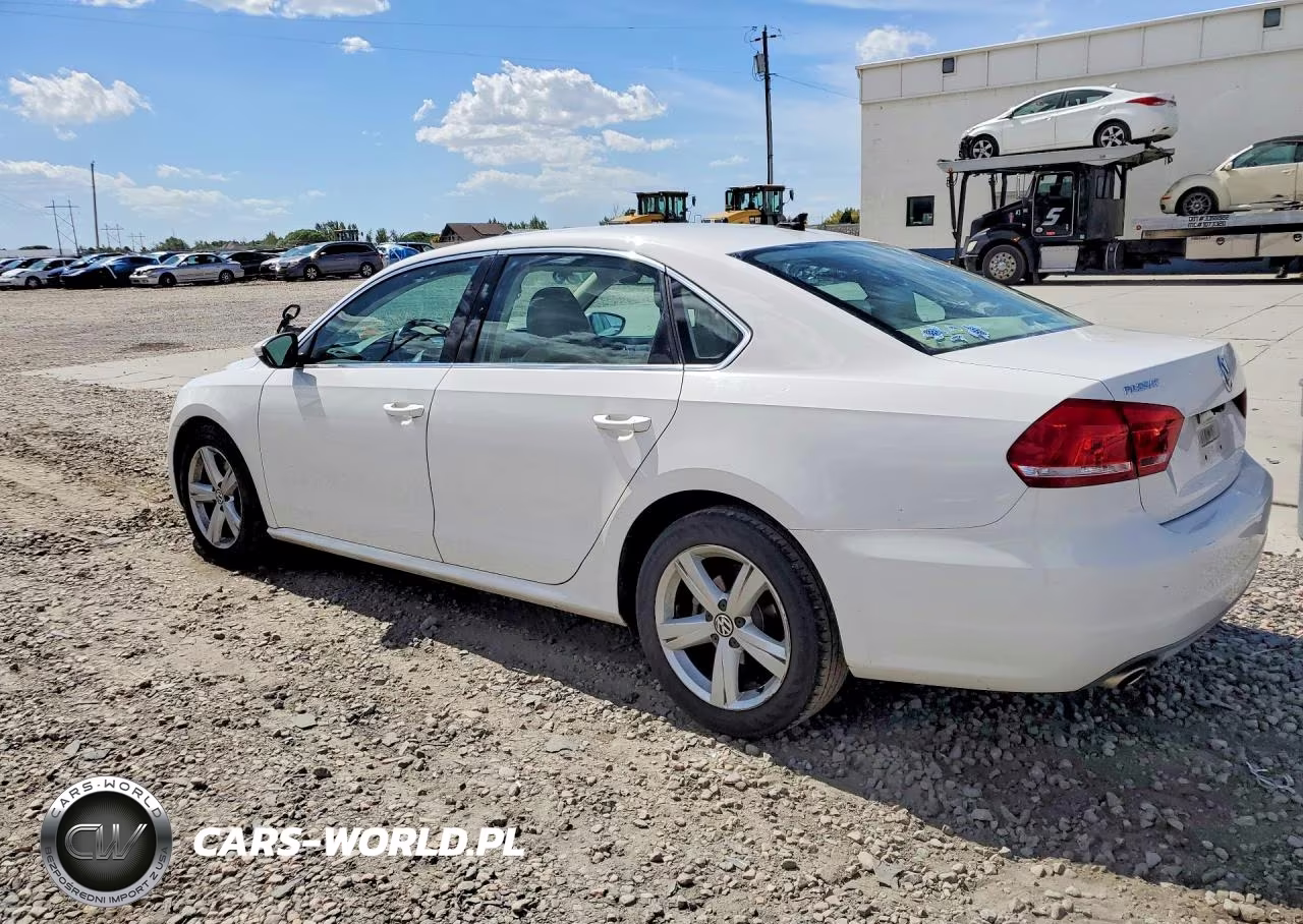2012 Volkswagen Passat Se VIN:1VWBP7A31CC043672 - 2