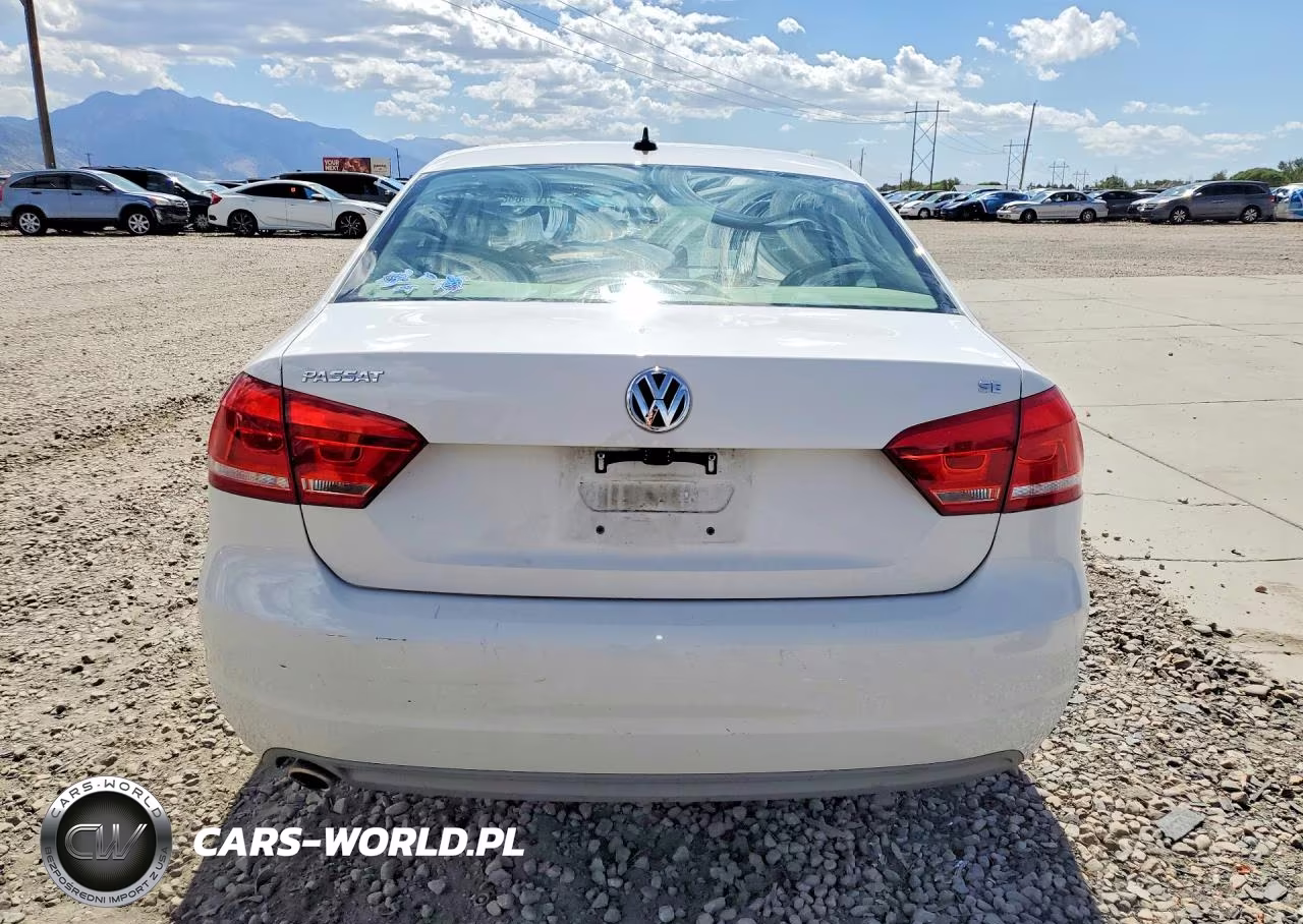 2012 Volkswagen Passat Se VIN:1VWBP7A31CC043672 - 6