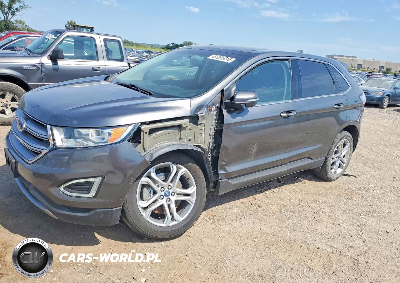 2018 Ford Edge Titanium VIN:2FMPK4K97JBB20546 - 1