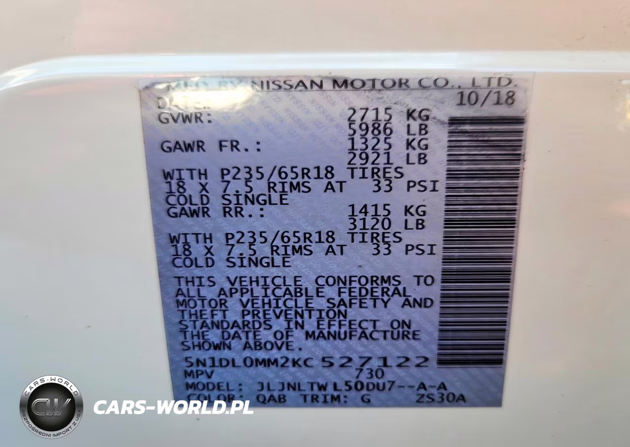 2019 Infiniti Qx60 Luxe VIN:5N1DL0MM2KC527122 - 13