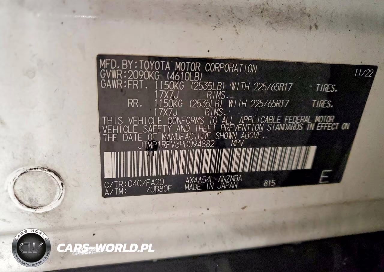 2023 Toyota Rav4 Xle VIN:JTMP1RFV3PD094882 - 13