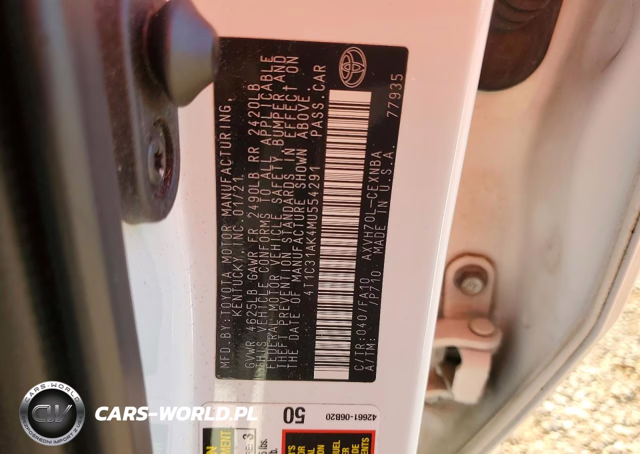 2021 Toyota Camry Le VIN:4T1C31AK4MU554291 - 12