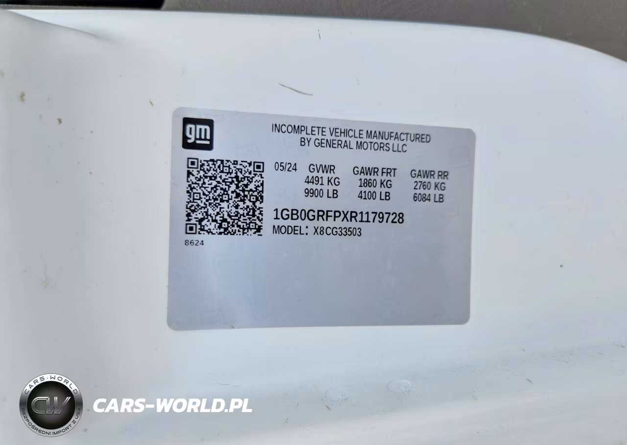 2024 Chevrolet Express Box Truck VIN:1GB0GRFPXR1179728 - 12
