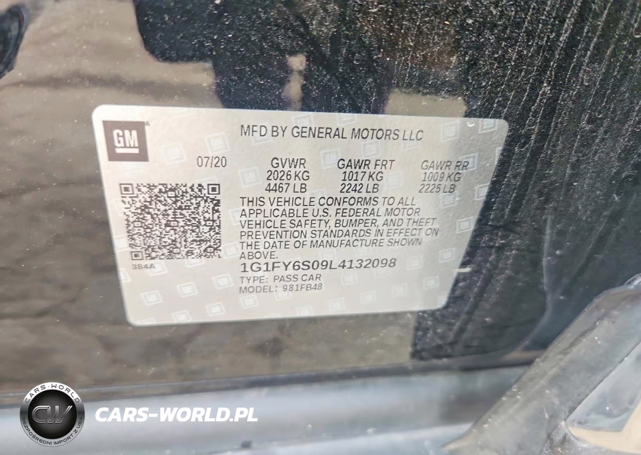 2020 Chevrolet Bolt Ev Lt VIN:1G1FY6S09L4132098 - 12