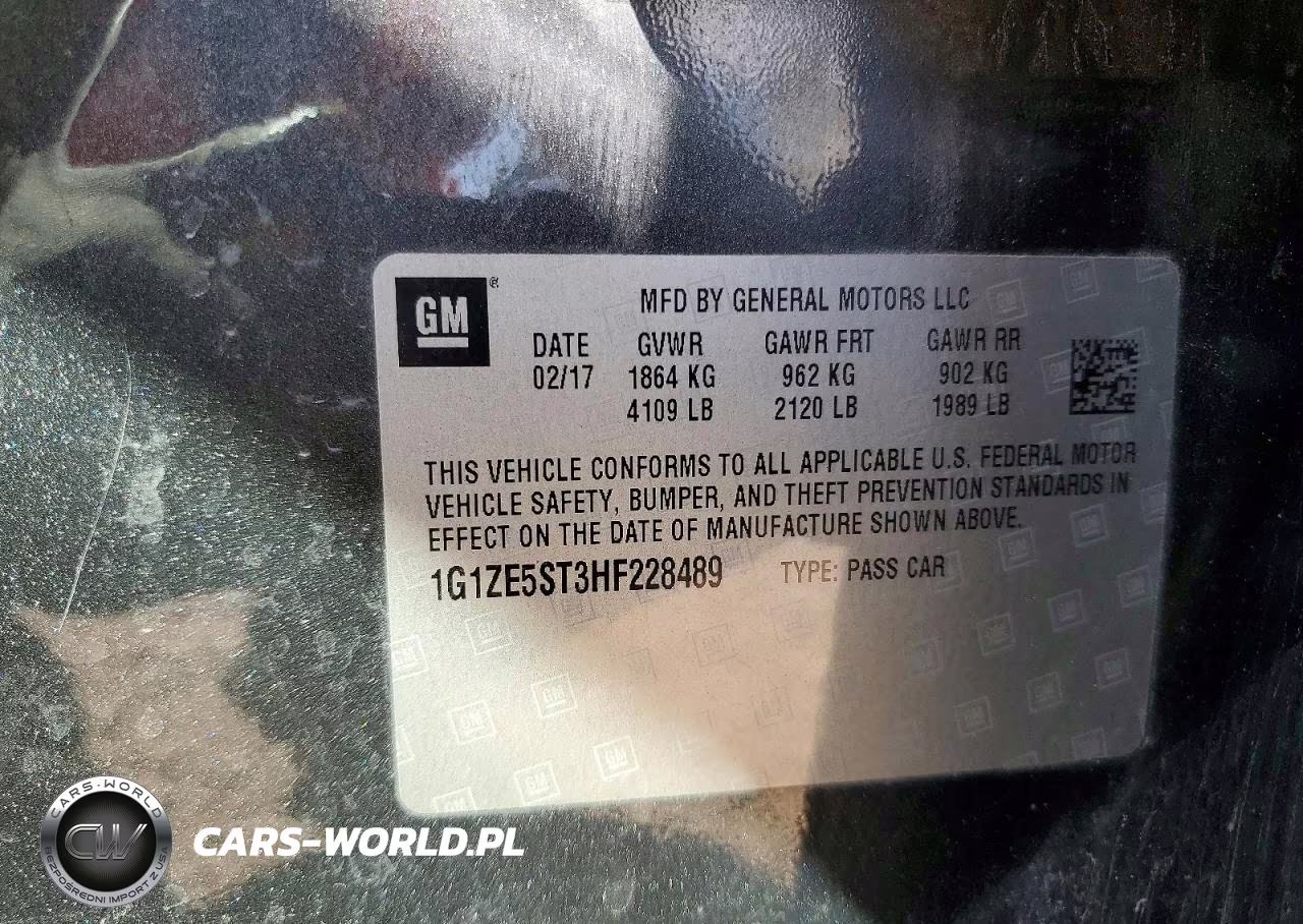 2017 Chevrolet Malibu Lt VIN:1G1ZE5ST3HF228489 - 12