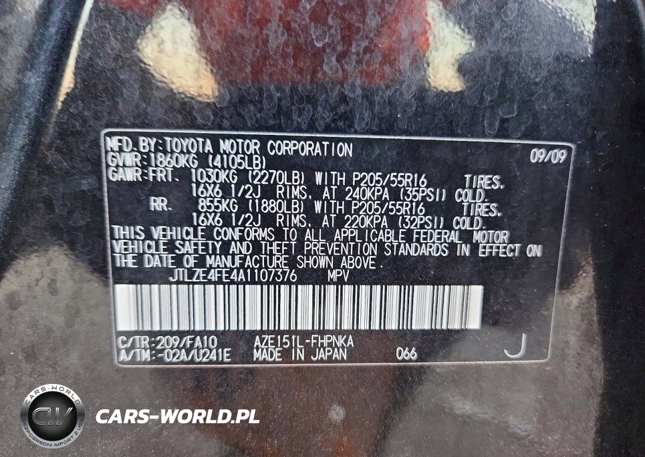 2010 Scion Xb Base VIN:JTLZE4FE4A1107376 - 13