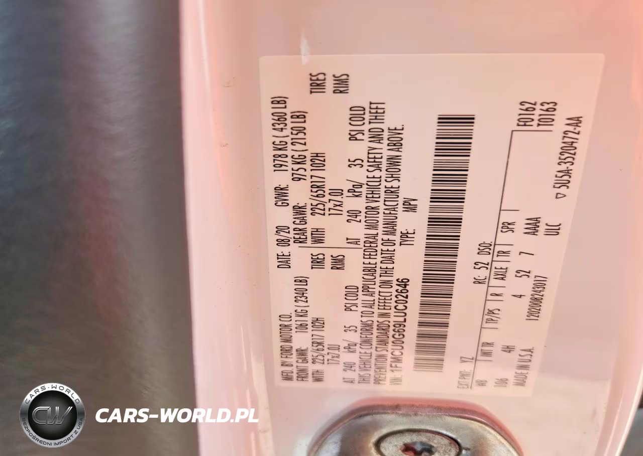 2020 Ford Escape Se VIN:1FMCU0G69LUC02646 - 13