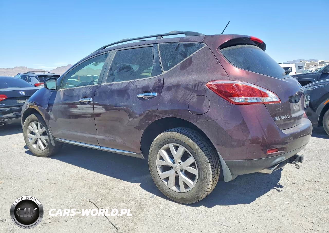 2014 Nissan Murano S VIN:JN8AZ1MW2EW501706 - 2