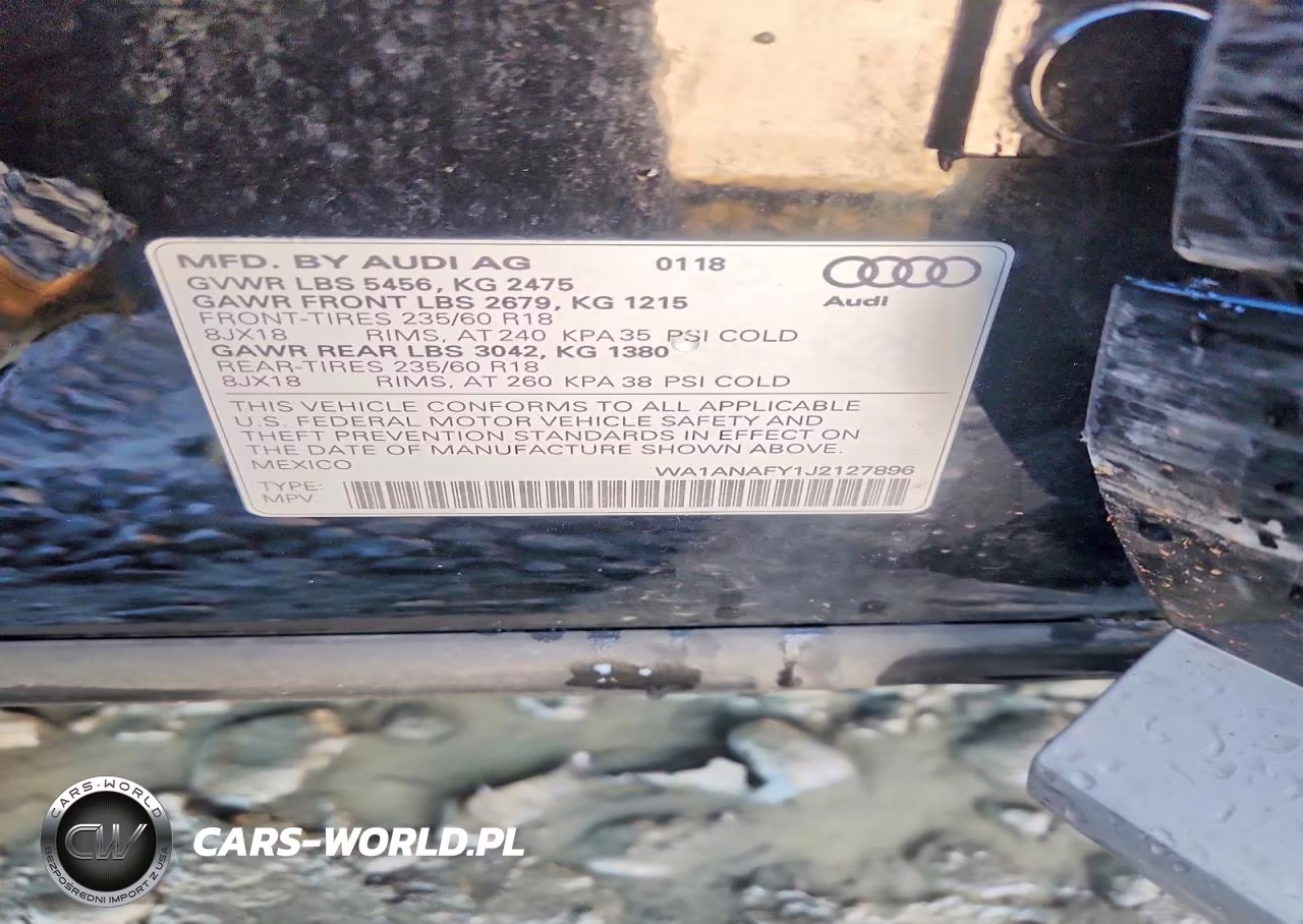 2018 Audi Q5 Premium VIN:WA1ANAFY1J2127896 - 12
