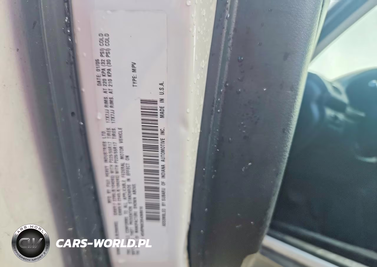 2005 Subaru Legacy Outback 2.5 Xt VIN:4S4BP68C054368616 - 12