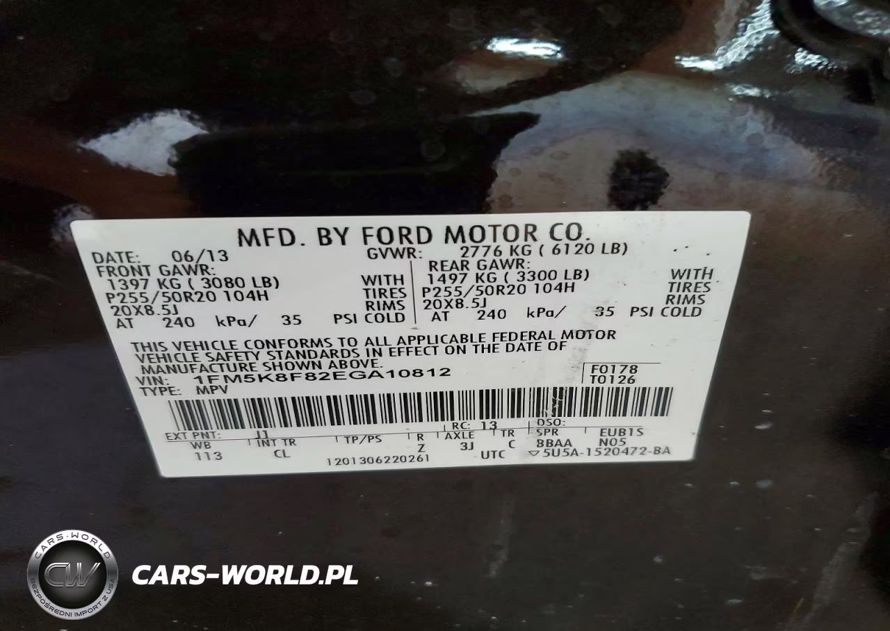 2014 Ford Explorer Limited VIN:1FM5K8F82EGA10812 - 14