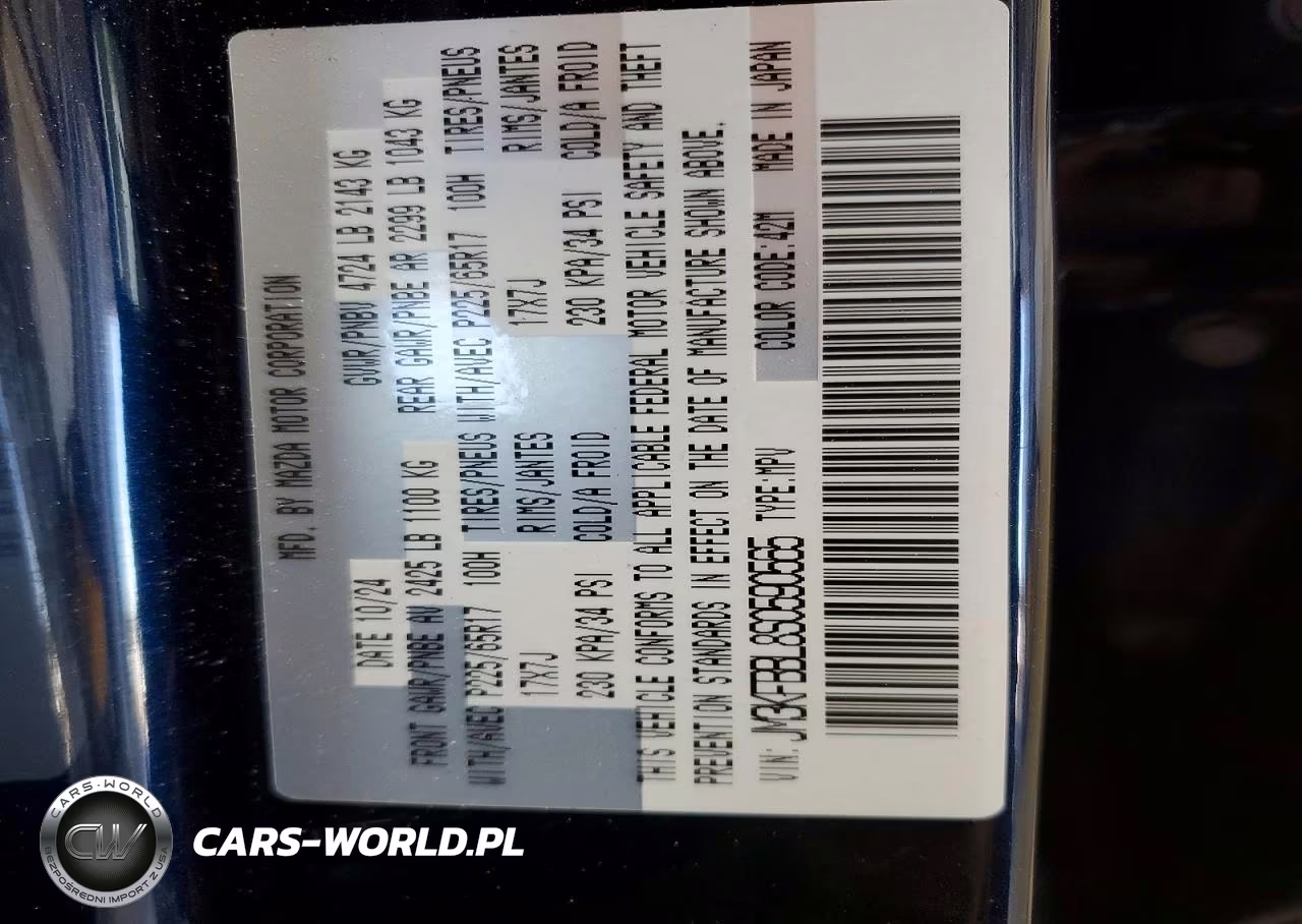 2025 Mazda Cx-5 Select VIN:JM3KFBBL8S0590565 - 13