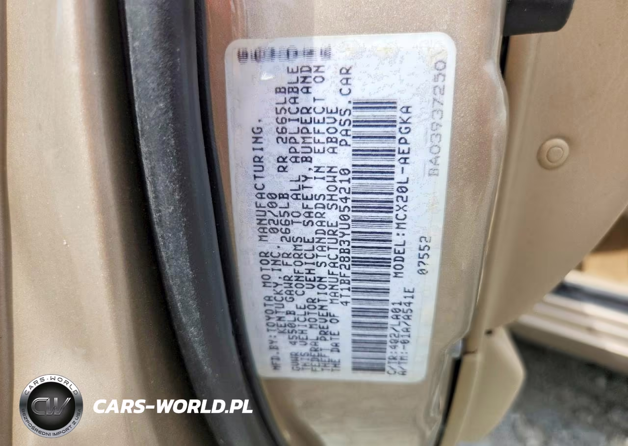 2000 Toyota Avalon Xls VIN:4T1BF28B3YU054210 - 12