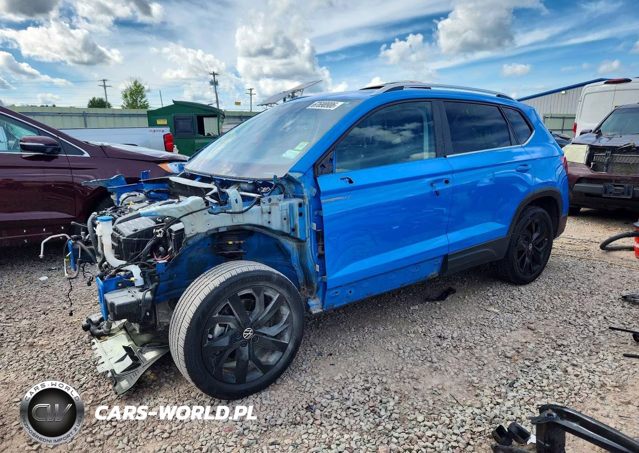 2022 Volkswagen Taos Se Iq Drive VIN:3VVLX7B28NM080413 - 1
