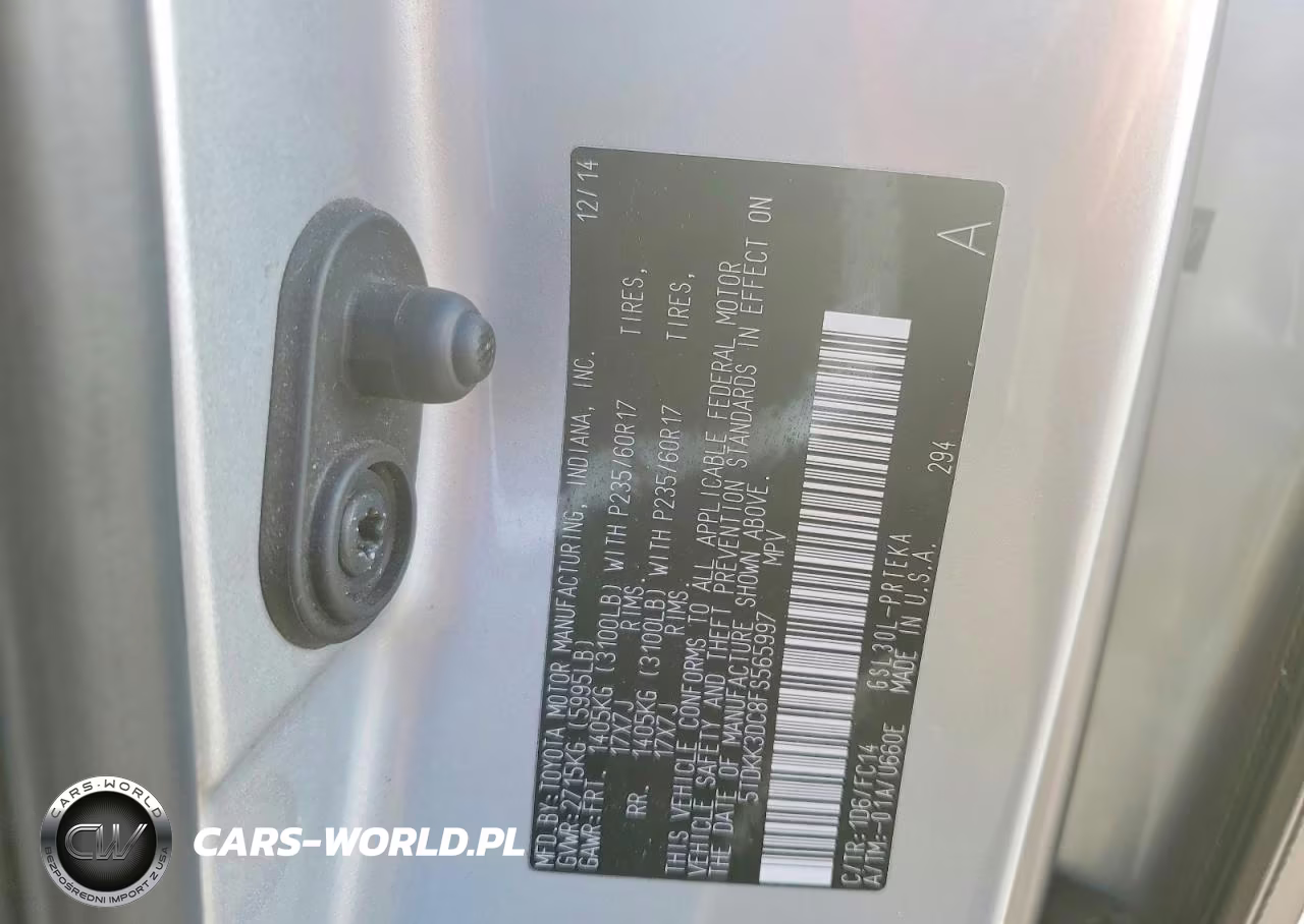 2015 Toyota Sienna Le VIN:5TDKK3DC8FS565997 - 13