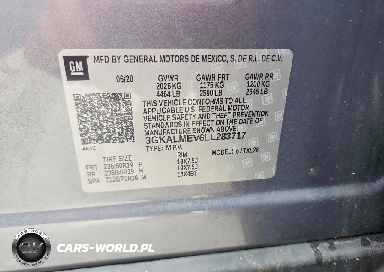 2020 GMC Terrain Sle VIN:3GKALMEV6LL283717 - 13