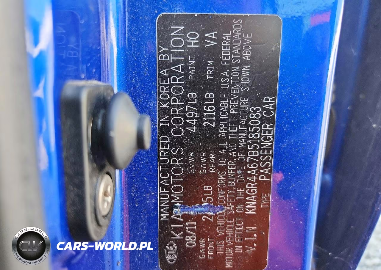 2011 Kia Optima Sx VIN:KNAGR4A67B5185083 - 12