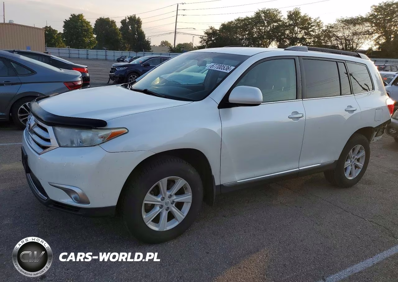 2012 Toyota Highlander Base VIN:5TDBK3EH9CS145025 - 1