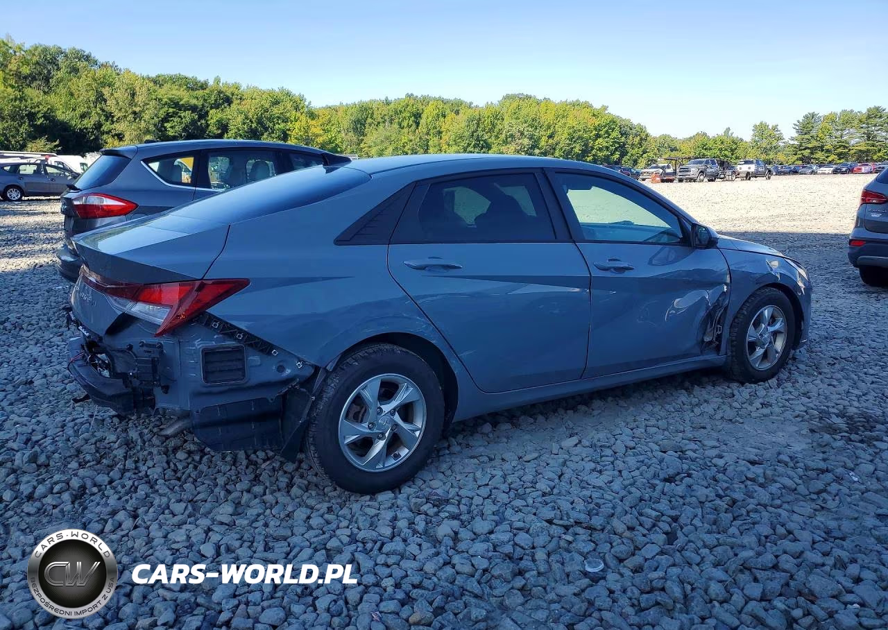 2022 Hyundai Elantra Se VIN:KMHLL4AG6NU330034 - 3