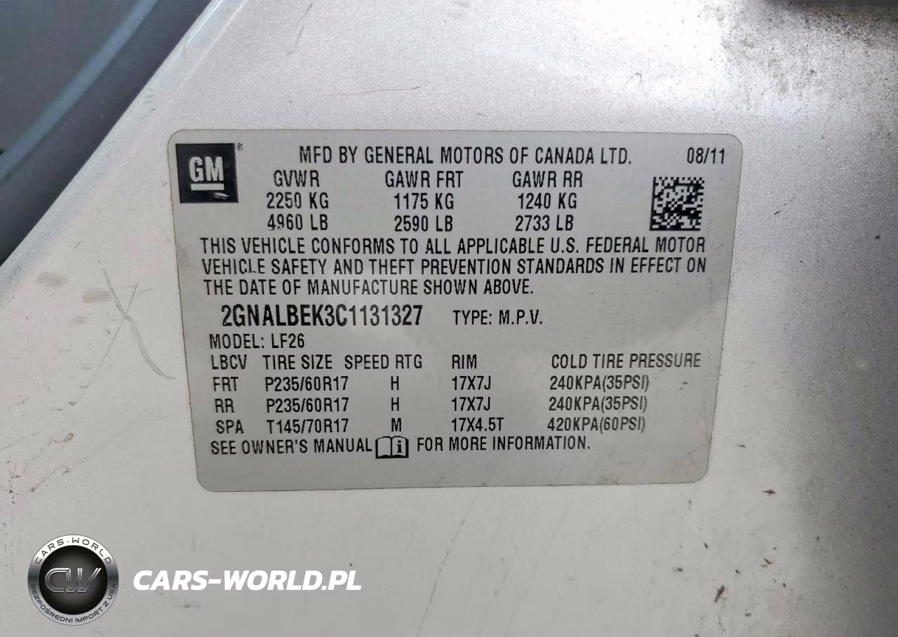 2012 Chevrolet Equinox Ls VIN:2GNALBEK3C1131327 - 13