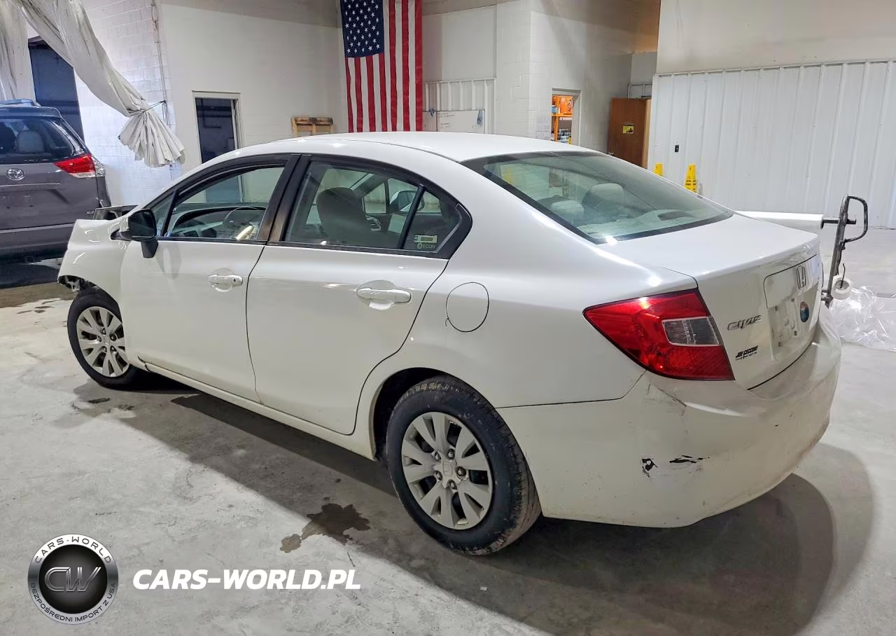 2012 Honda Civic Lx VIN:19XFB2F50CE384554 - 2