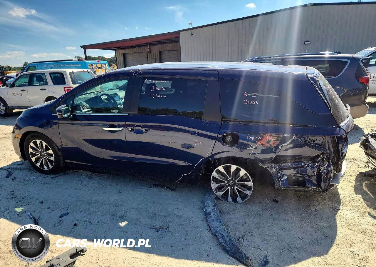 2024 Honda Odyssey Exl VIN:5FNRL6H61RB010917 - 2