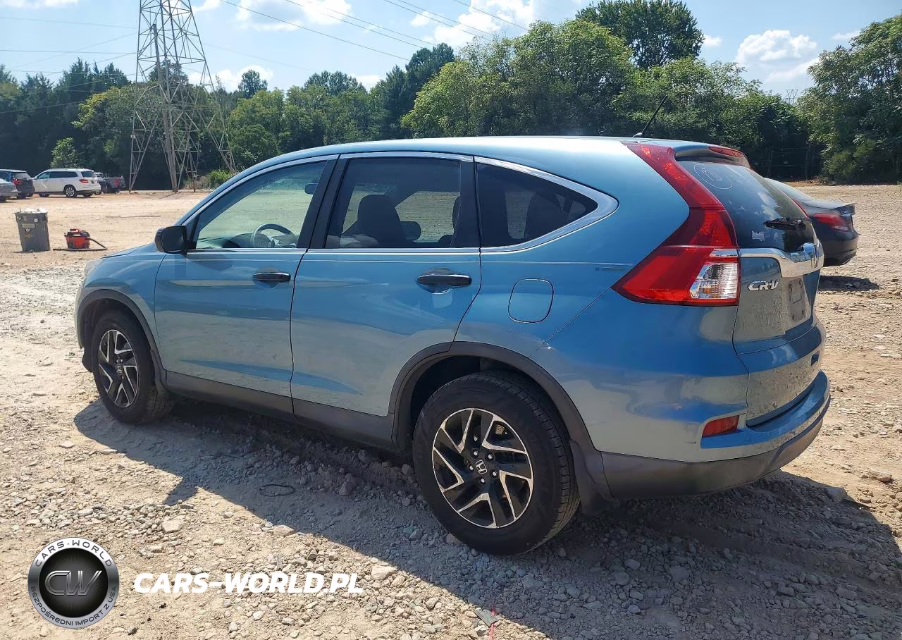 2016 Honda Cr-V Se VIN:2HKRM3H45GH569668 - 2