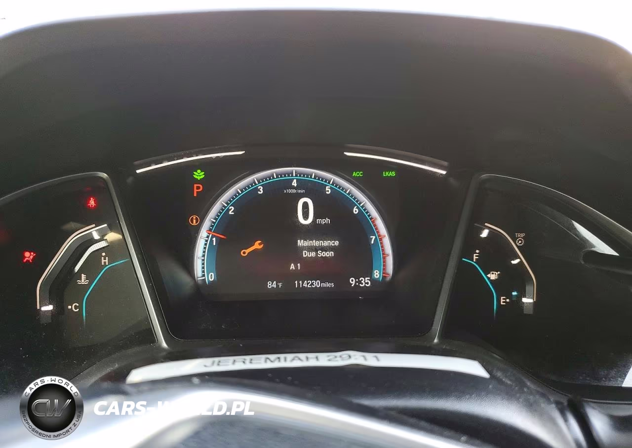 2020 Honda Civic Ex VIN:19XFC1F37LE009671 - 9
