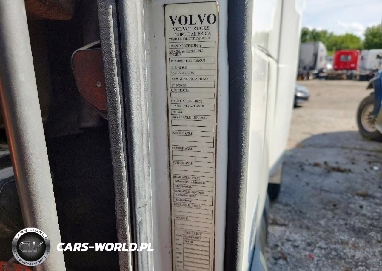 2015 Volvo Vnl Semi Truck VIN:4V4NC9EGXFN921648 - 13