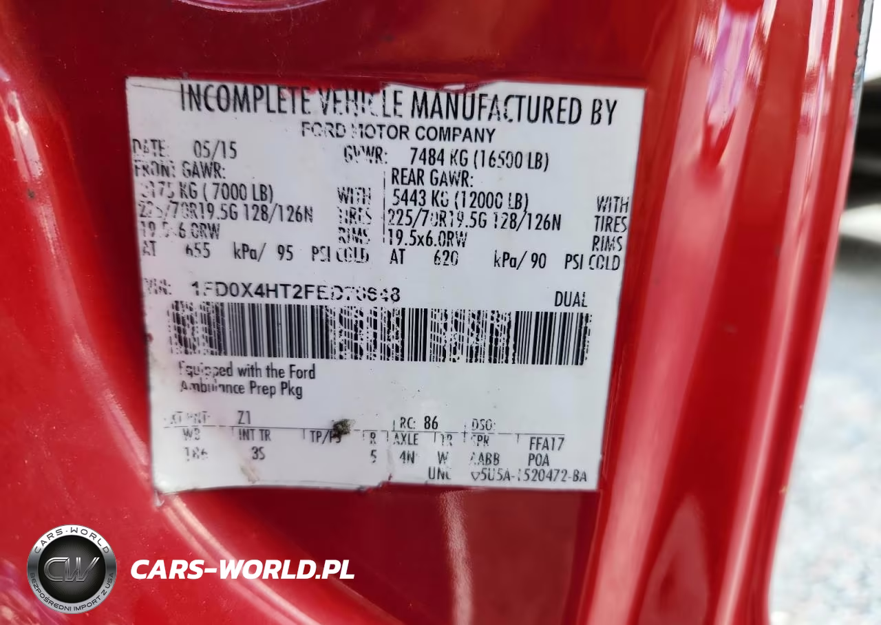 2015 Ford F450 Super Duty VIN:1FD0X4HT2FED70648 - 12