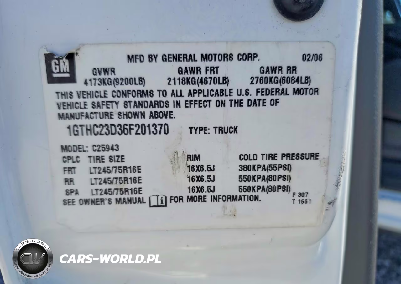 2006 GMC Sierra C2500 Heavy Duty VIN:1GTHC23D36F201370 - 13