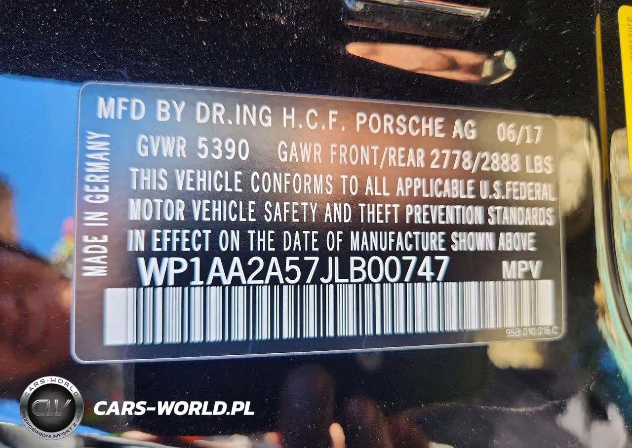 2018 Porsche Macan VIN:WP1AA2A57JLB00747 - 13