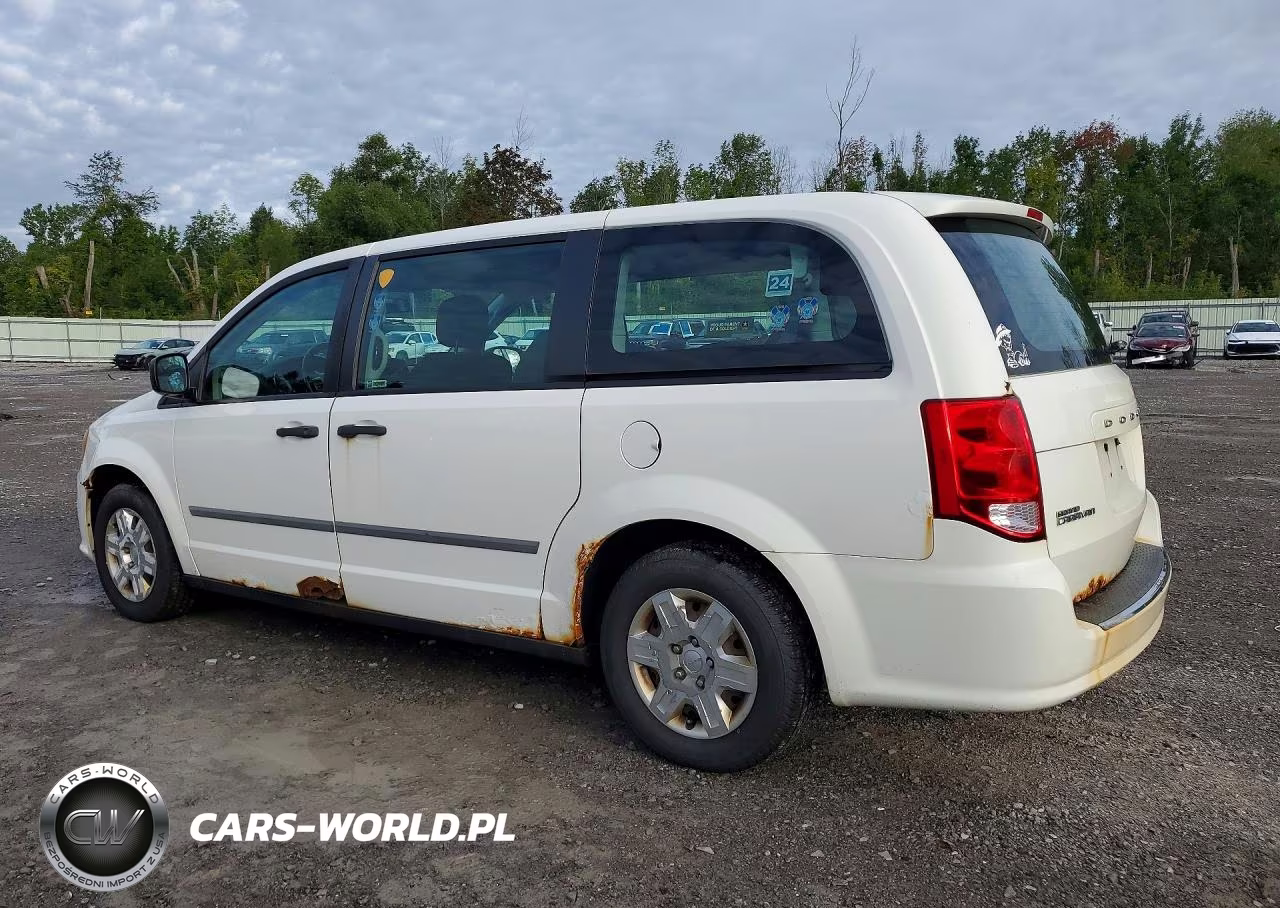 2012 Dodge Grand Caravan Se VIN:2C4RDGBGXCR191239 - 2