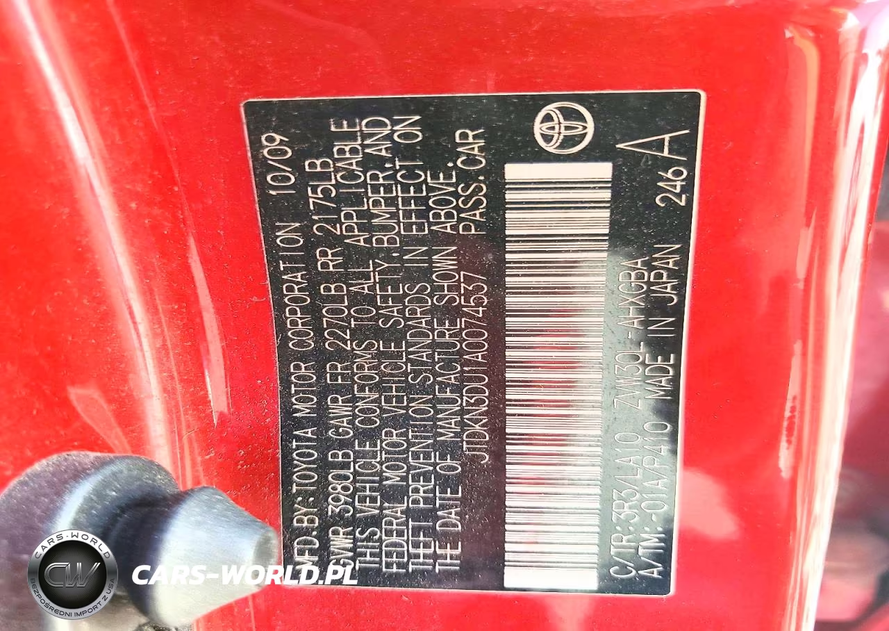 2010 Toyota Prius V VIN:JTDKN3DU1A0074537 - 12
