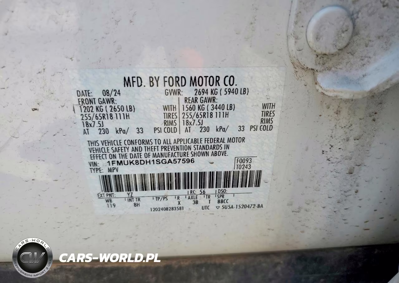 2025 Ford Explorer Active VIN:1FMUK8DH1SGA57596 - 13