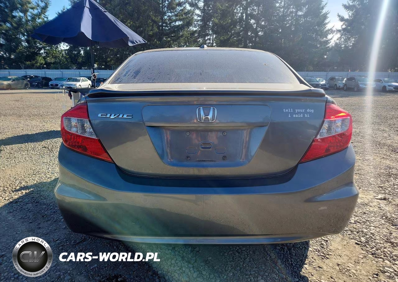 2012 Honda Civic Ex VIN:19XFB2F85CE304269 - 6