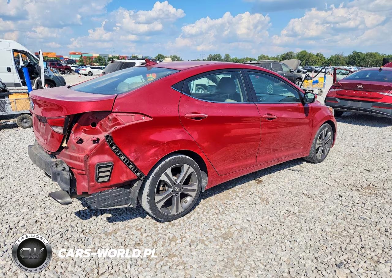 2014 Hyundai Elantra Sport VIN:KMHDH4AH3EU120361 - 3