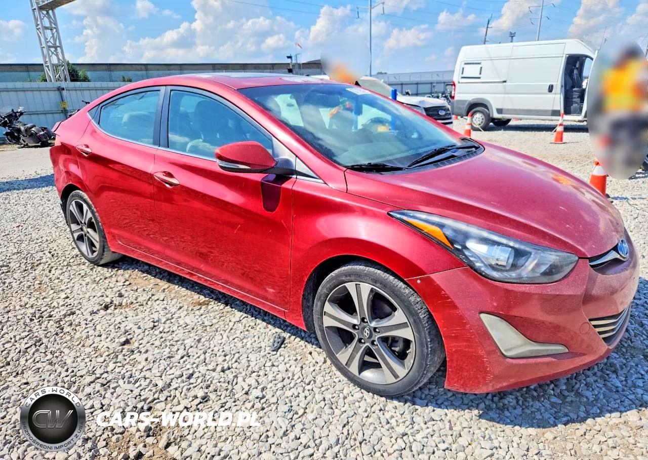 2014 Hyundai Elantra Sport VIN:KMHDH4AH3EU120361 - 4