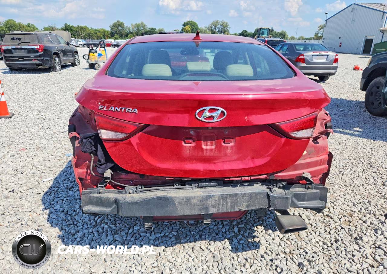 2014 Hyundai Elantra Sport VIN:KMHDH4AH3EU120361 - 6