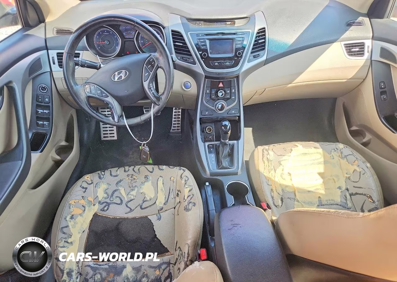 2014 Hyundai Elantra Sport VIN:KMHDH4AH3EU120361 - 8