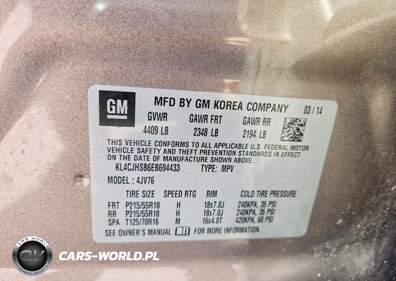2014 Buick Encore Premium VIN:KL4CJHSB6EB694433 - 13