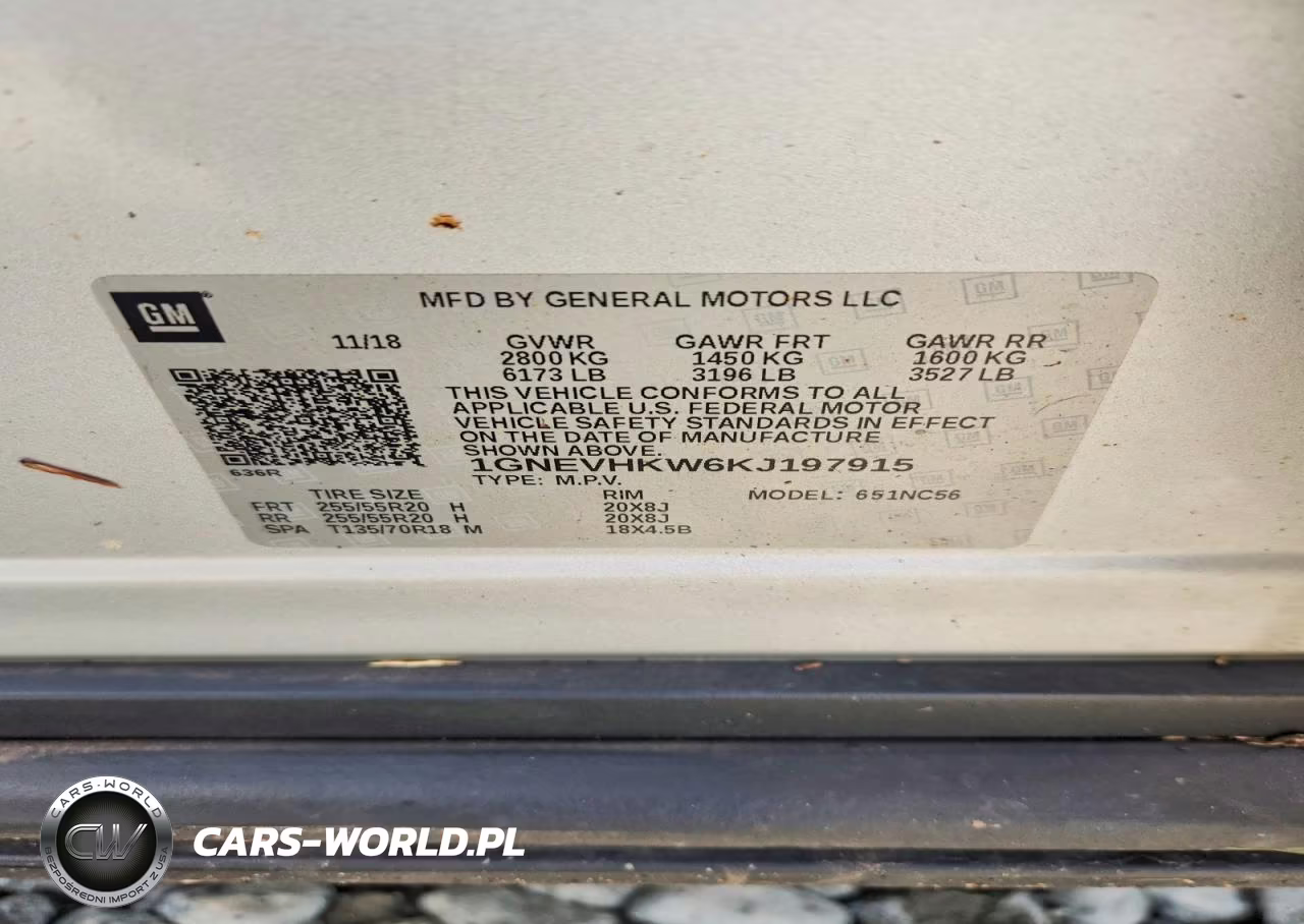 2019 Chevrolet Traverse Lt VIN:1GNEVHKW6KJ197915 - 12