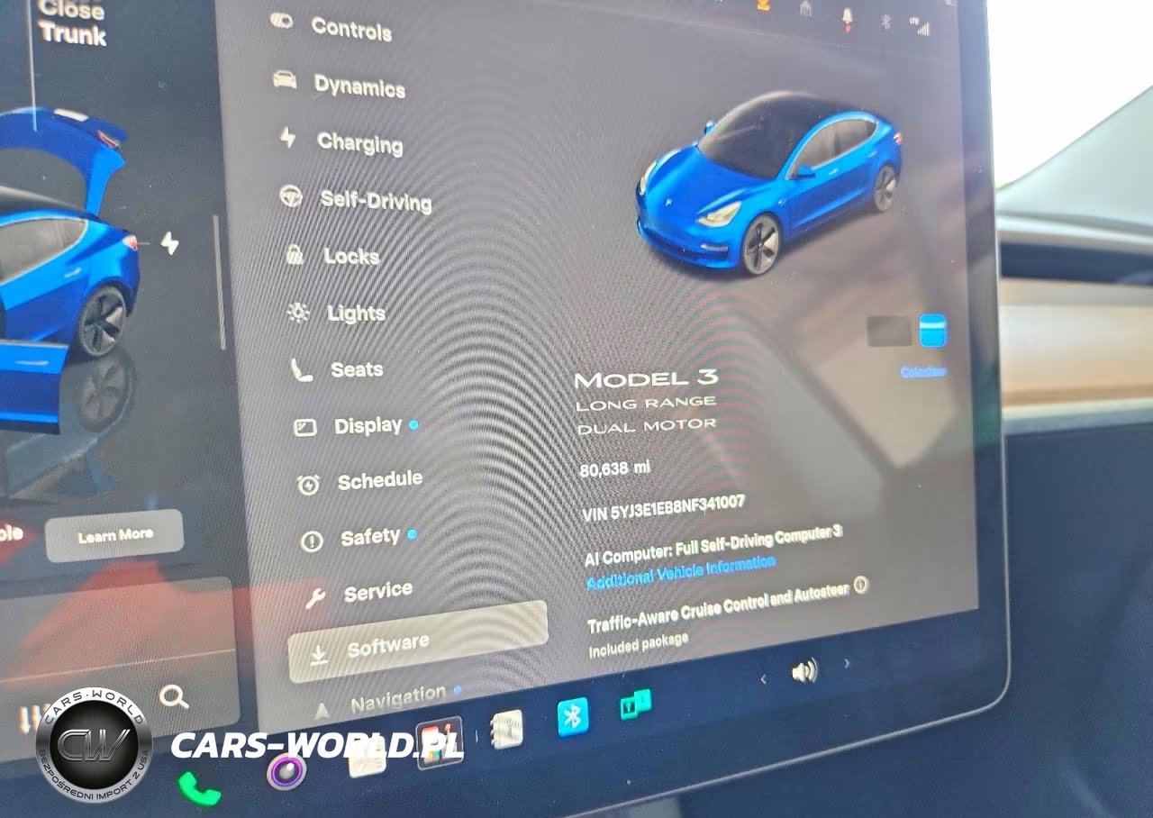 2022 Tesla Model 3 VIN:5YJ3E1EB8NF341007 - 9