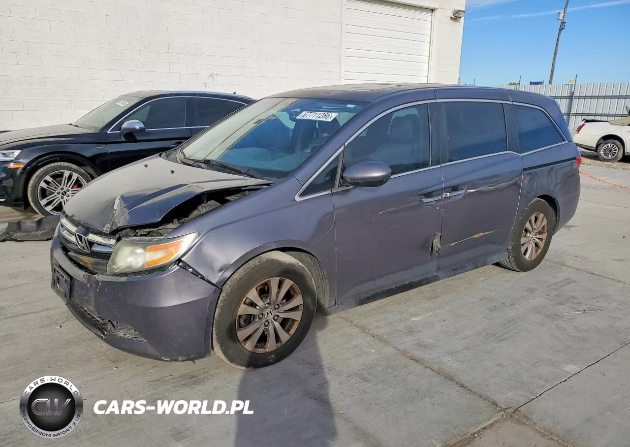 2014 Honda Odyssey Exl VIN:5FNRL5H67EB123730 - 1
