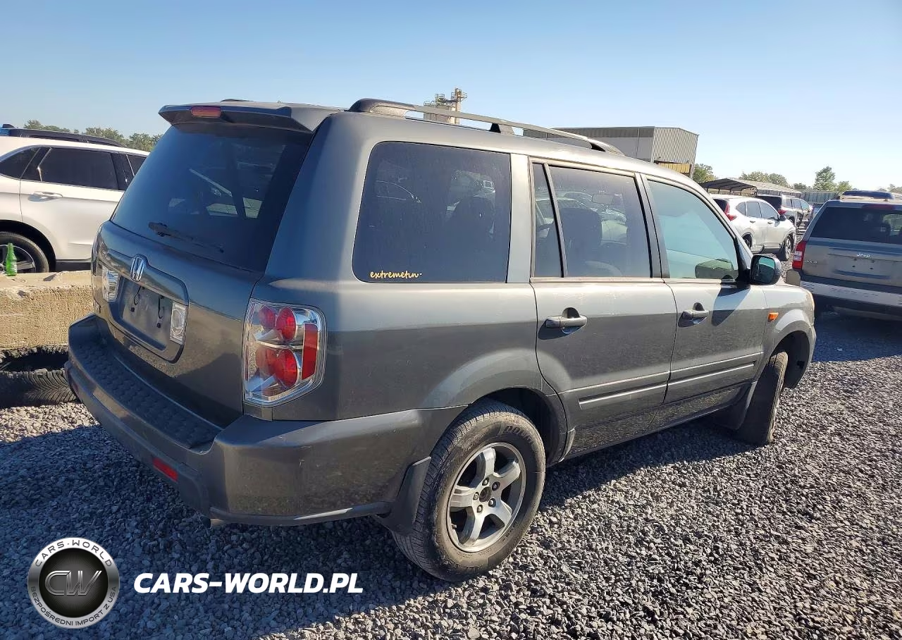 2007 Honda Pilot Ex VIN:5FNYF284X7B024743 - 3