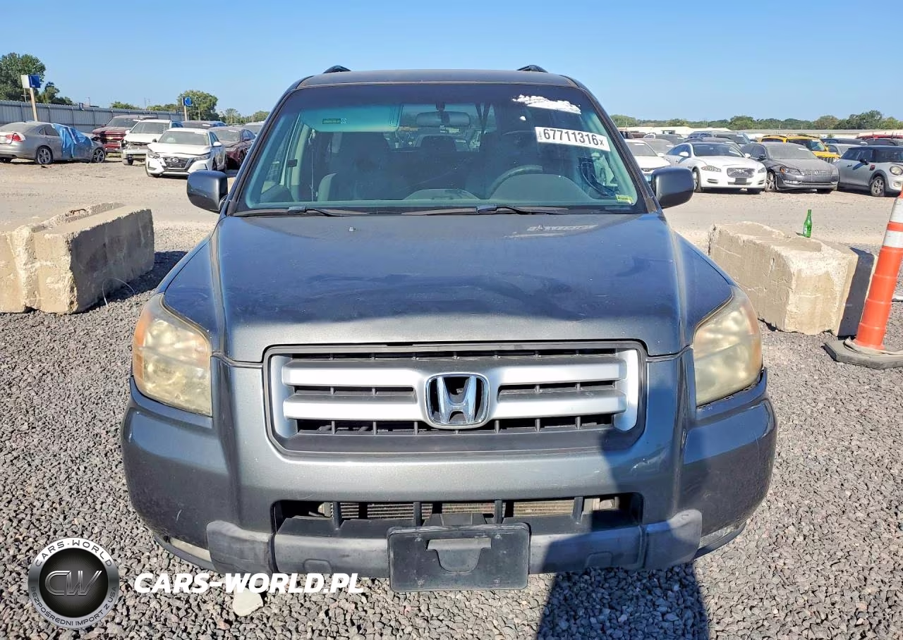 2007 Honda Pilot Ex VIN:5FNYF284X7B024743 - 5