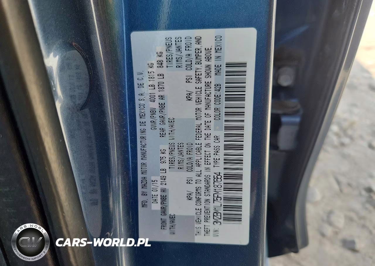 2015 Mazda 3 Touring VIN:3MZBM1L75FM187654 - 12